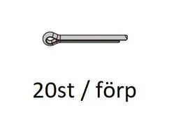 L&aring;ssprint Tektro Split Pin 20-Pack MA1.0